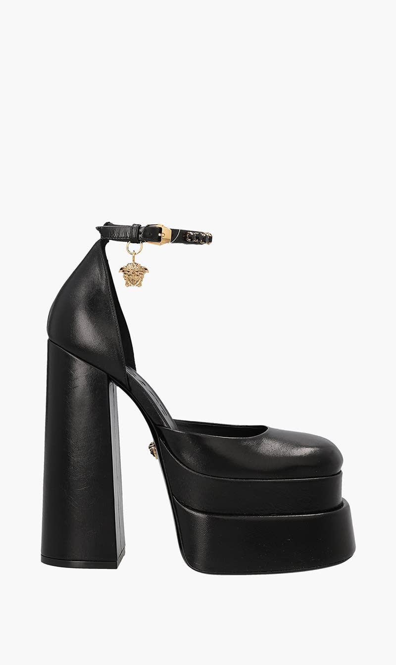 

Versace Black Platform Aevitas Mary Jane Crys Nappa Lthr 155 for Women | The Deal Outlet