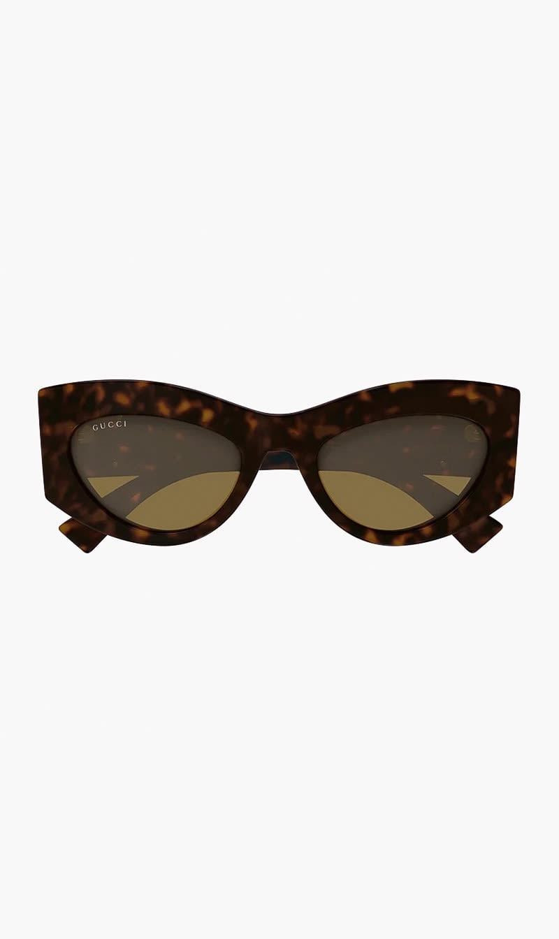 Gucci Brown Havana Sunglasses for Women