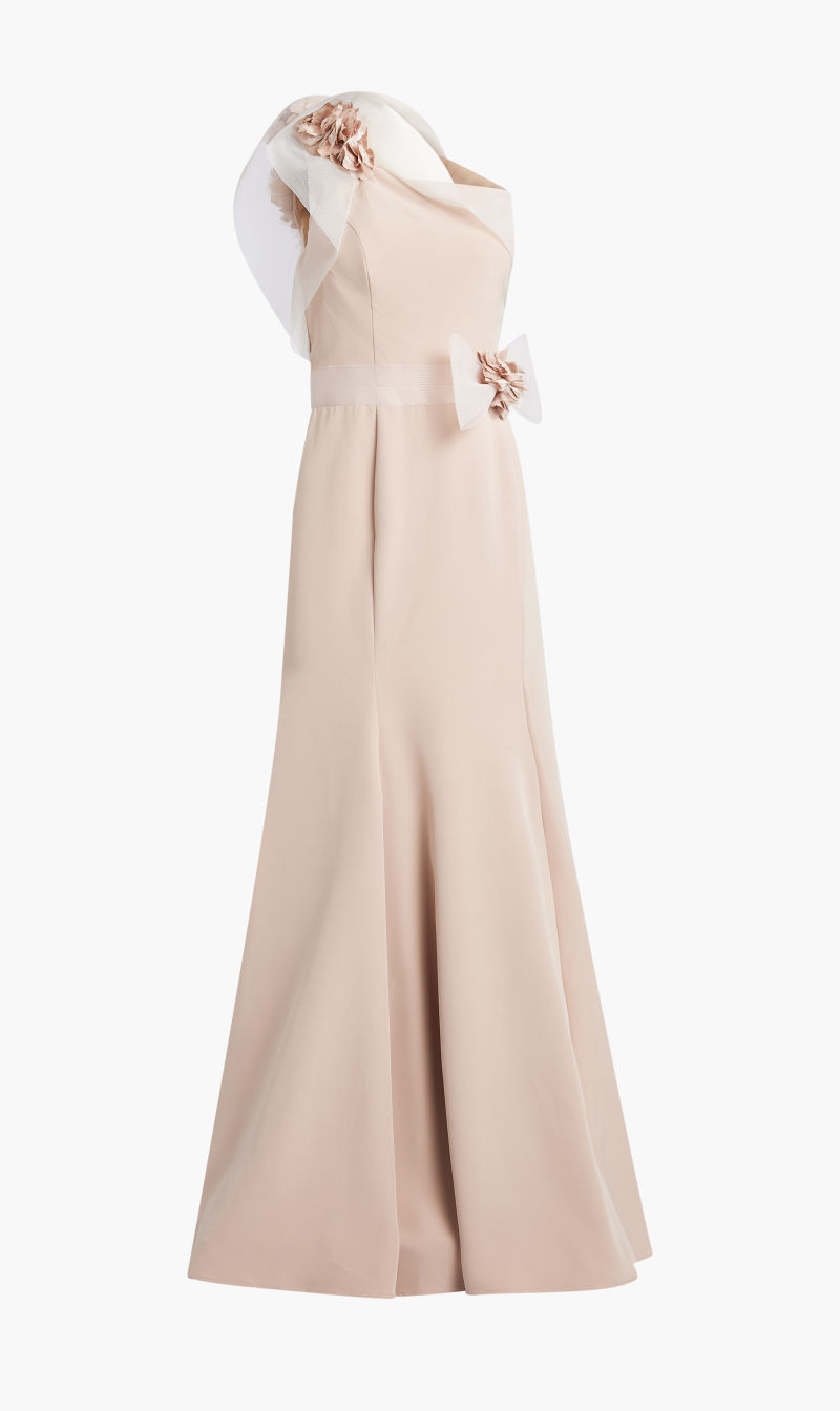 

Terani Couture Pink One Shoulder Dress for Women | The Deal Outlet