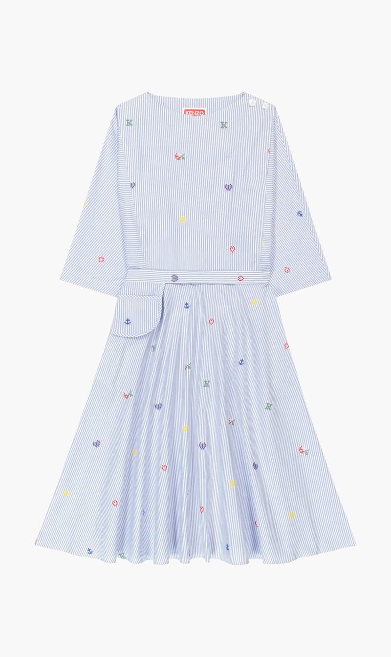

Kenzo printed midi dress | the deal outlet, Blue