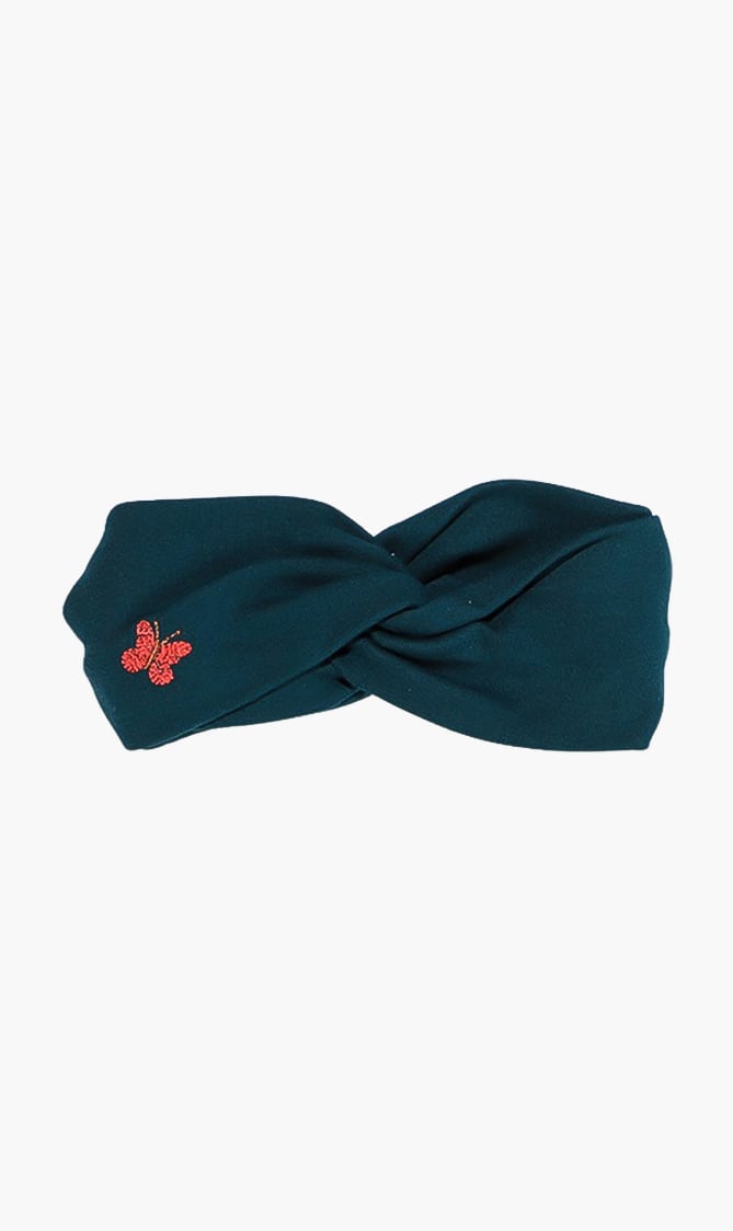 

Petit Bateau Green Knot Headband for Girls | The Deal Outlet