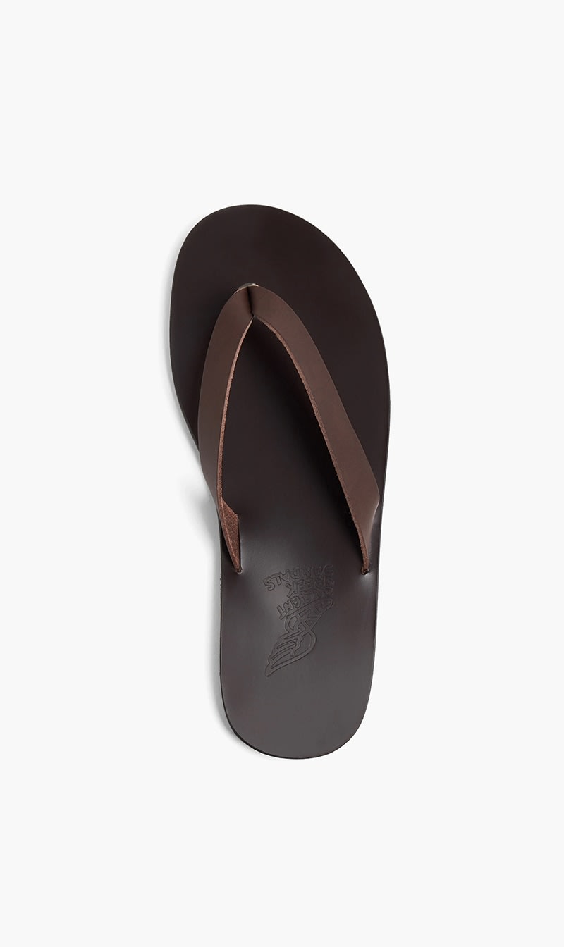 

Ancient Greek Sandals Brown Men`s Flat Sandal for Men | The Deal Outlet