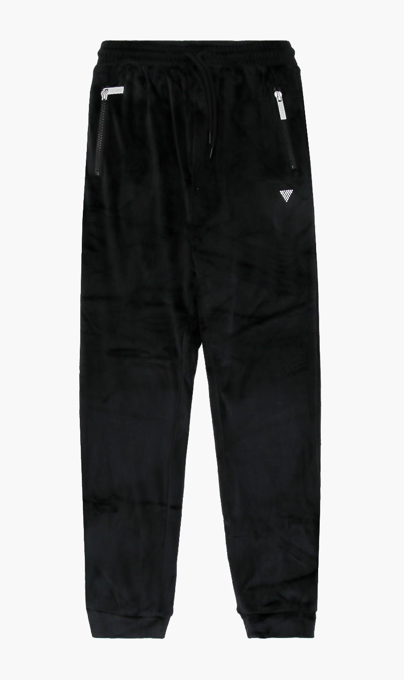 

Elasticated Plush Pant, Black