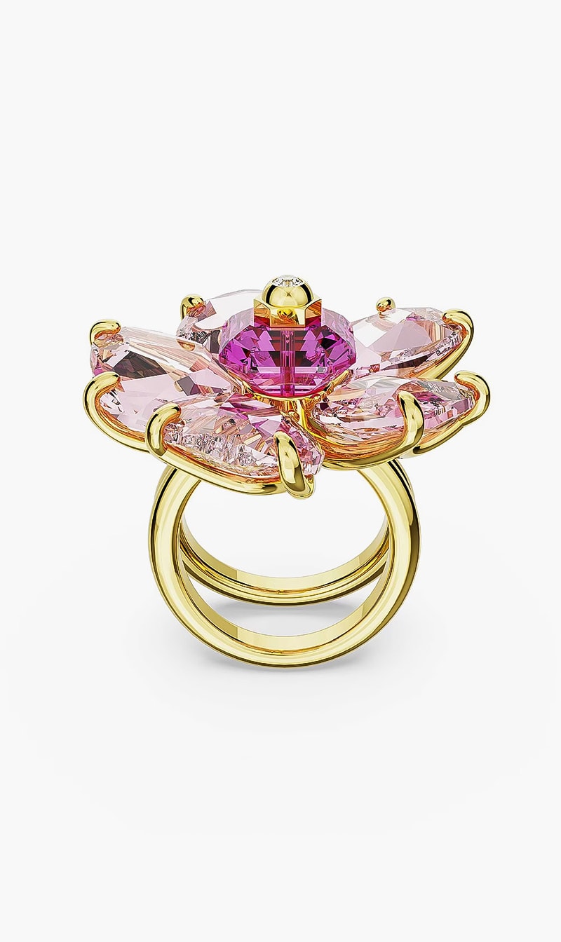 

Swarovski Others Sjc Florere Ring Double Shank Pink/gos 58 Mm for Women | The Deal Outlet
