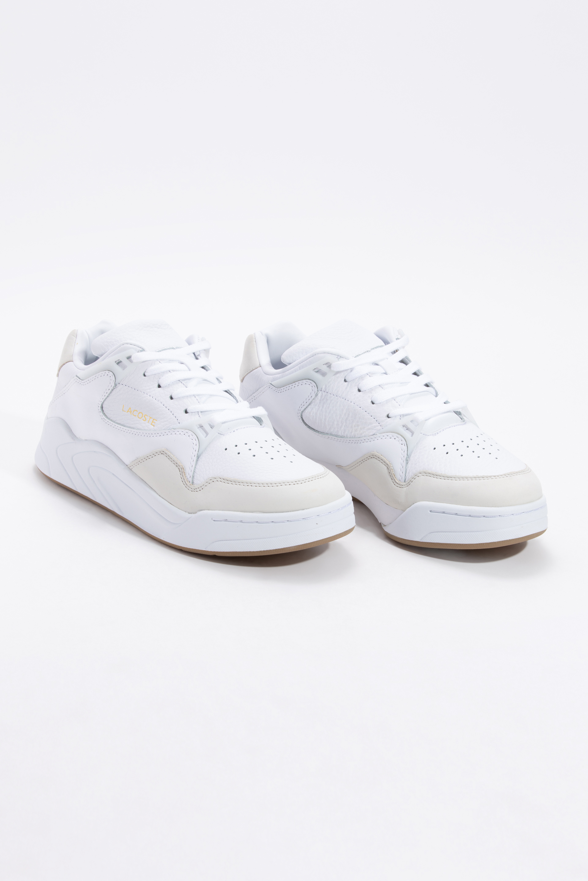 

LACOSTE Court Slam Perforated Leather White Sneakers