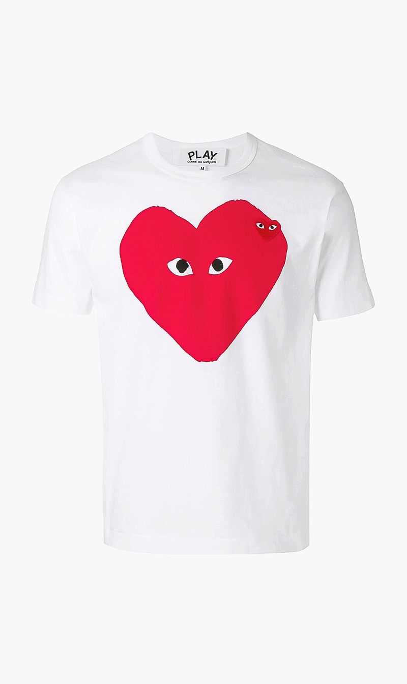 

Oversized Heart Play T-shirt, White