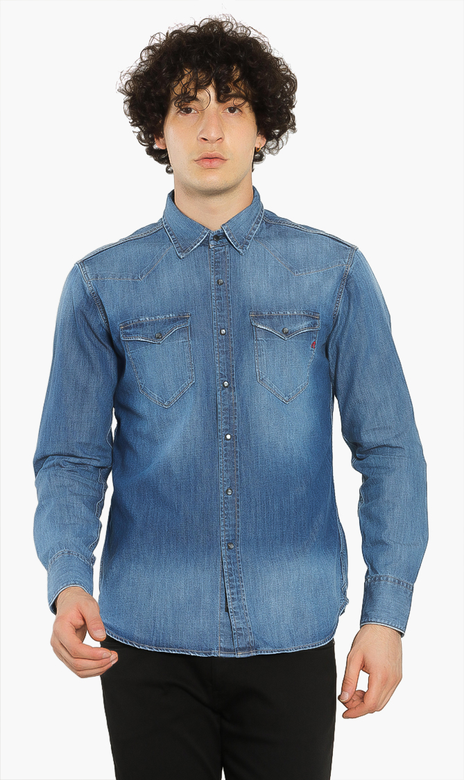 

Replay Denim Long Sleeves Shirt