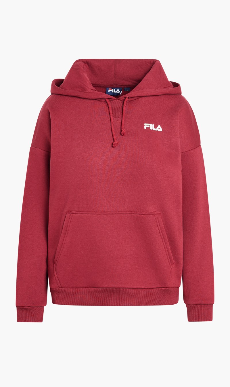 

Fila Red Betina Hooded Sweat_ Bbfleece for Women | The Deal Outlet