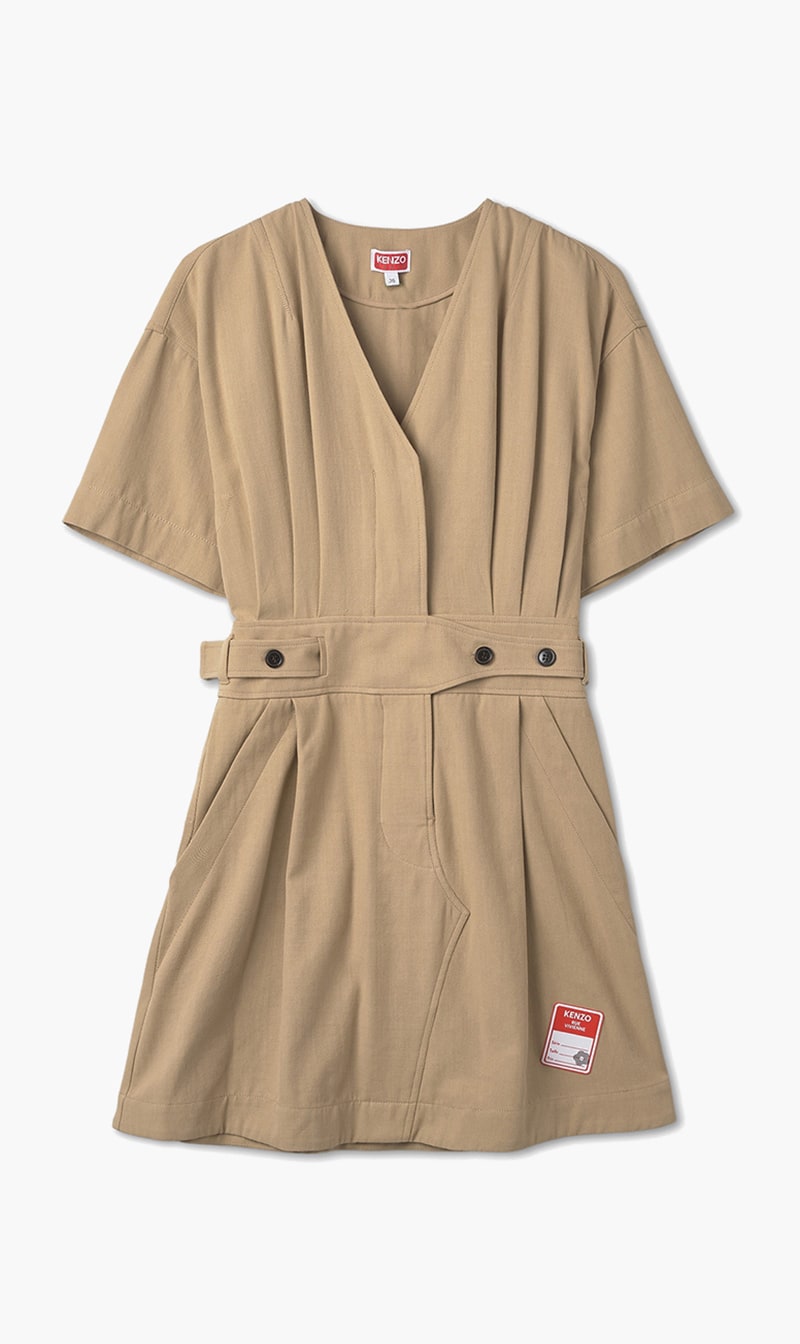 

Kenzo Brown Short Dress for Women | The Deal Outlet