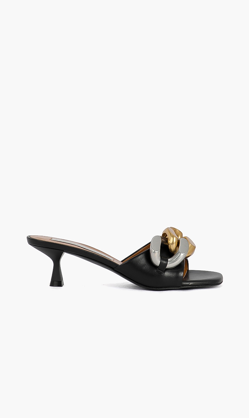 

Stella Mc Cartney Black Falabella Soft Eco Sandal for Women | The Deal Outlet