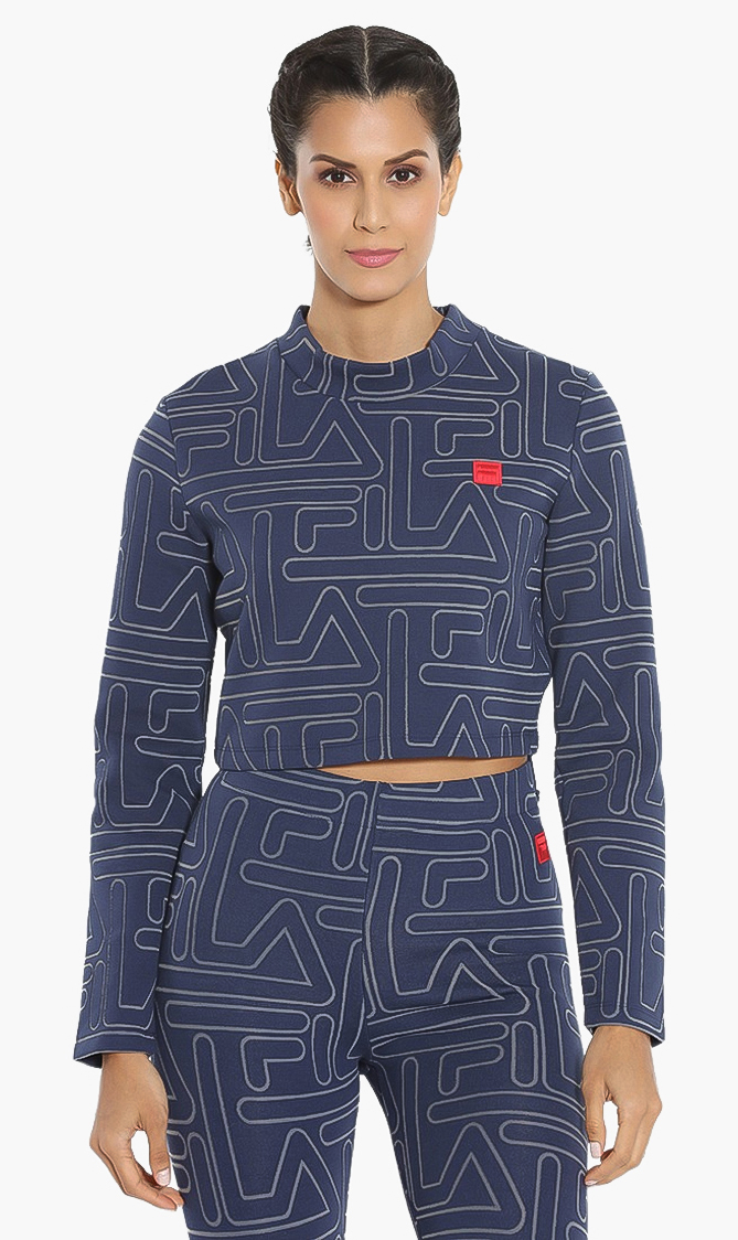

Hamiska Long Sleeve Top, Blue
