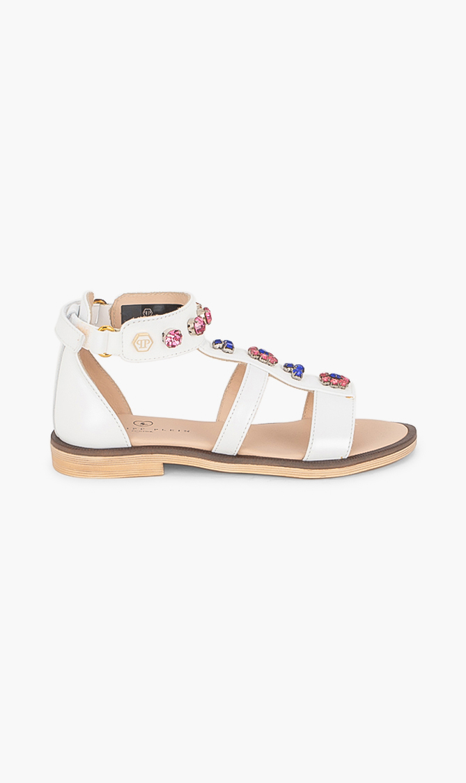 

Philipp Plein Evelin Leather Sandals