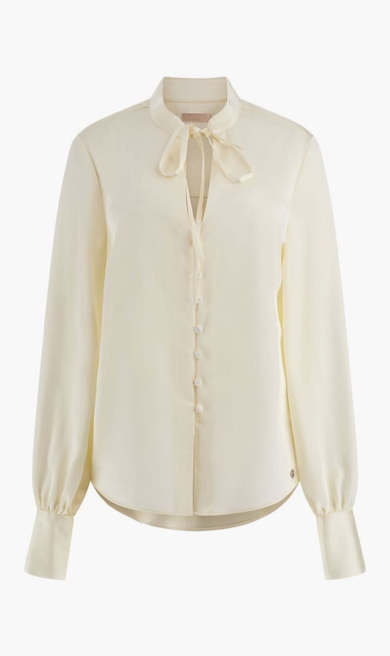 

Guess White Ls Rita Buttons Shirt for Women | The Deal Outlet