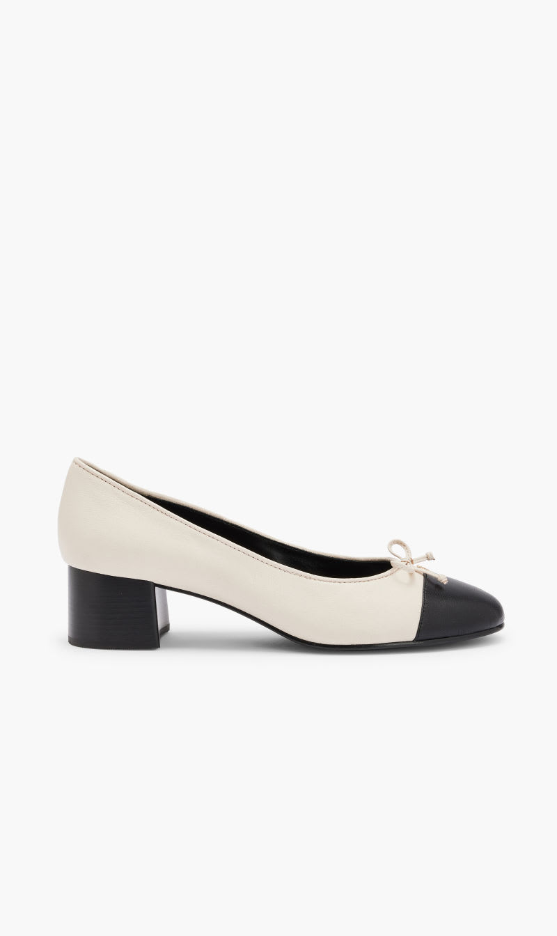 

Tory Burch Beige Cap-toe Pump 45mm for Women | The Deal Outlet