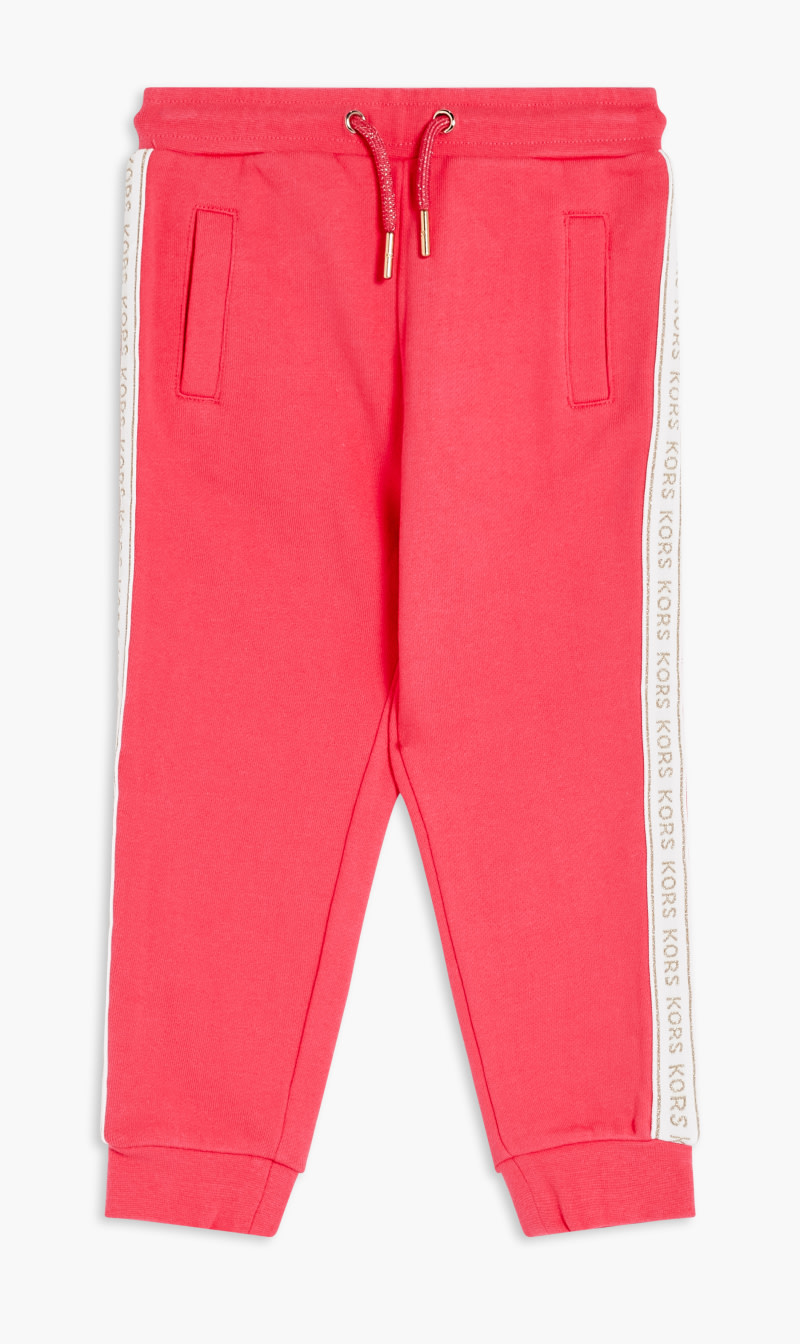 

Michael Kors Pink Stretch Cotton Pants for Girls | The Deal Outlet