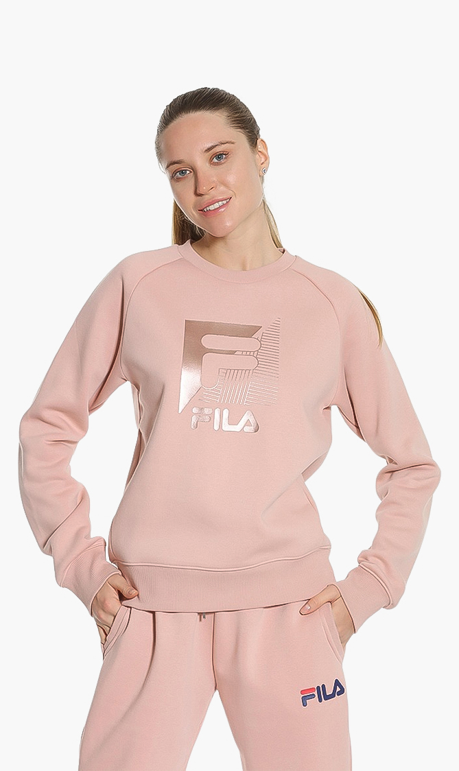

Diva Crew Neck Sweatshirt, Pink