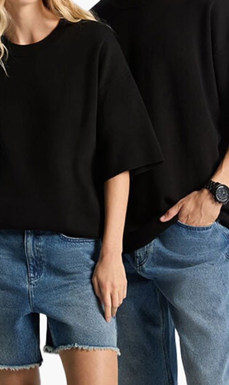 

Michael Kors Black Cotton Short-sleeve Sweater for Women | The Deal Outlet