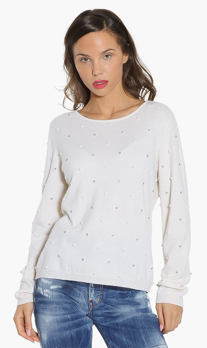 

Max Mara Dolmen Embellished Sweater