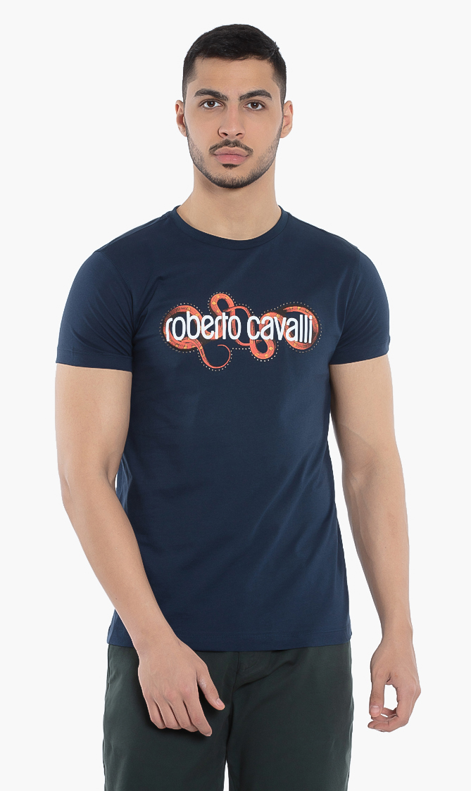 

Roberto Cavalli Snake Studs T-shirt