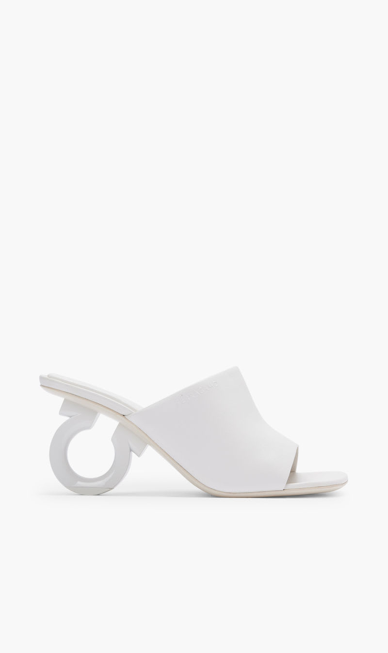 

Salvatore Ferragamo White Slide for Women | The Deal Outlet