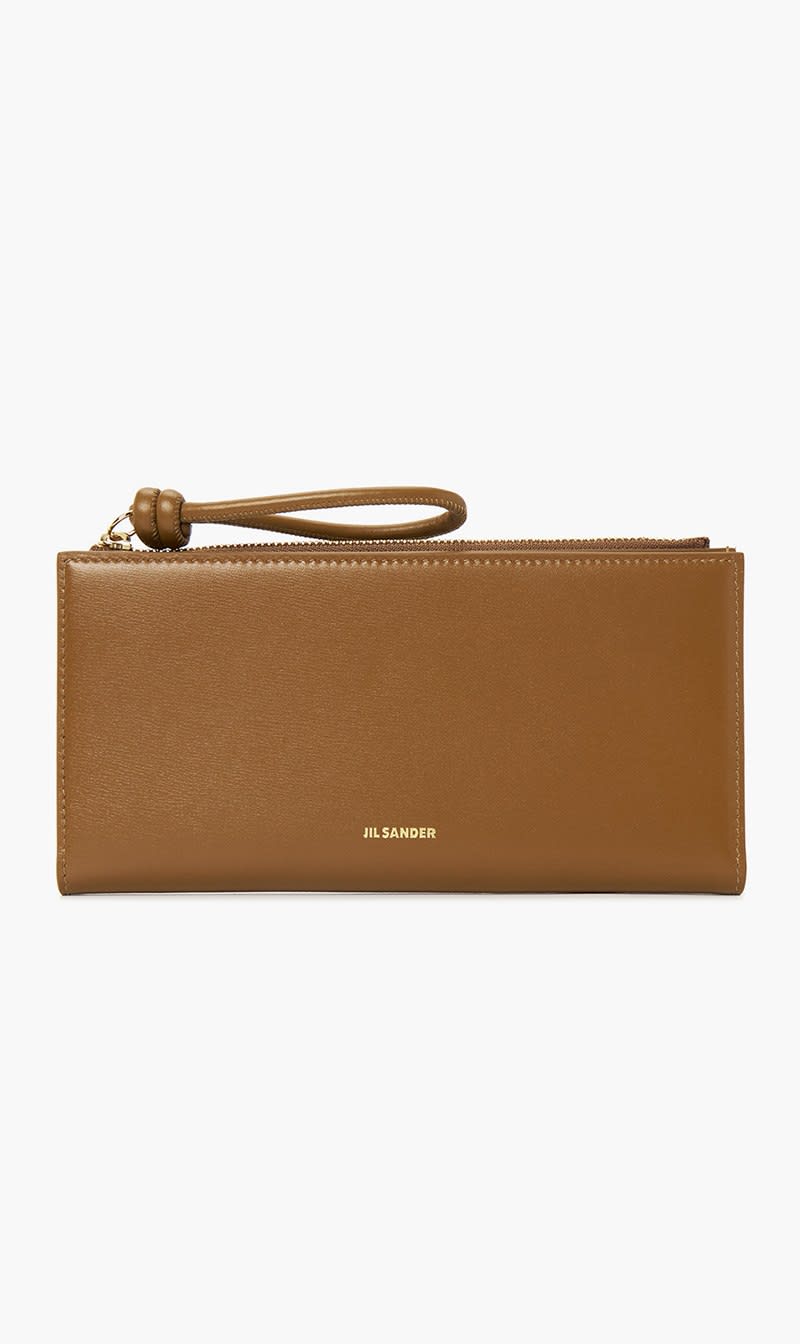 

Jil Sander Beige Long Pocket Wallet for Women | The Deal Outlet