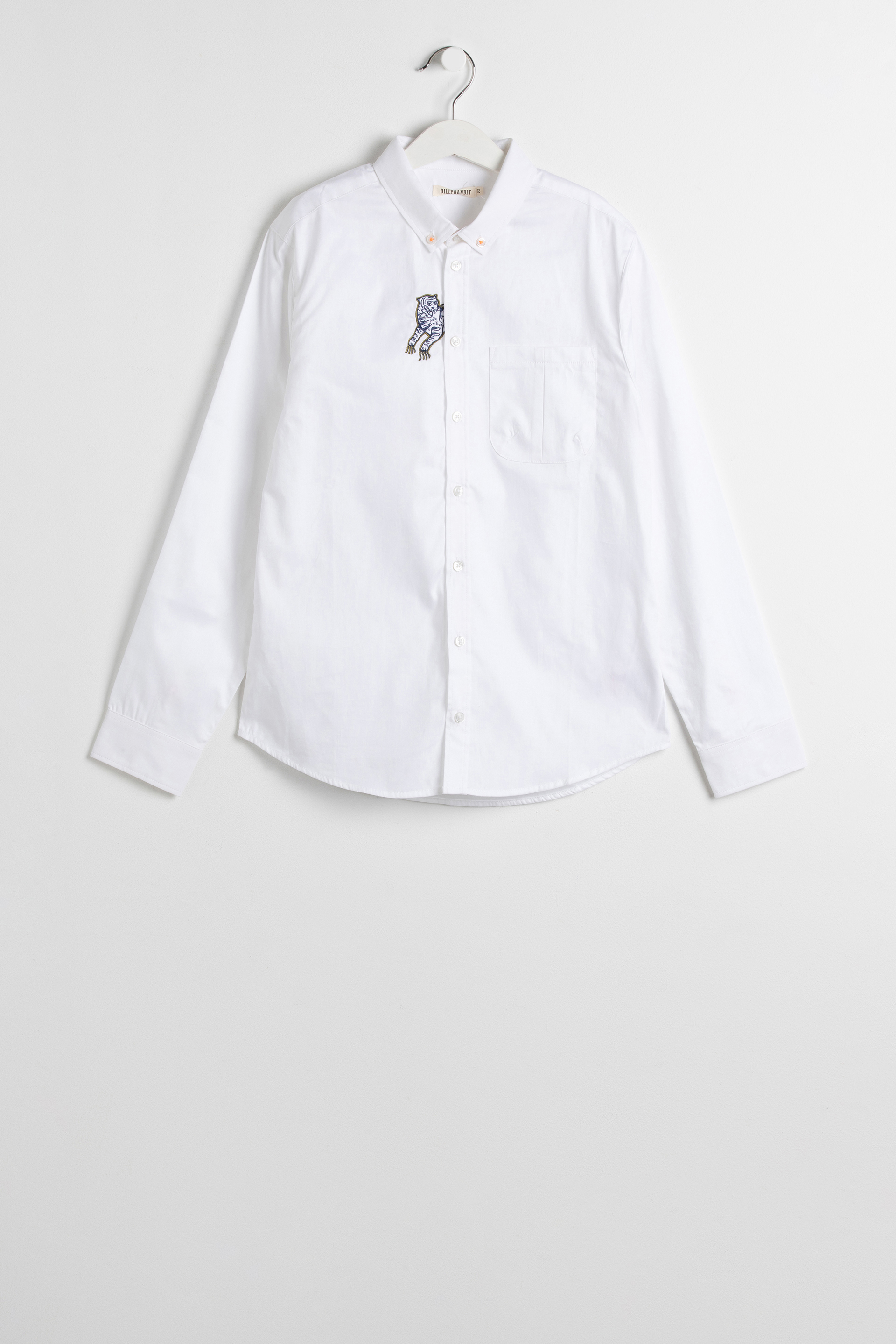 

Billybandit White Tiger Embroidered Shirt