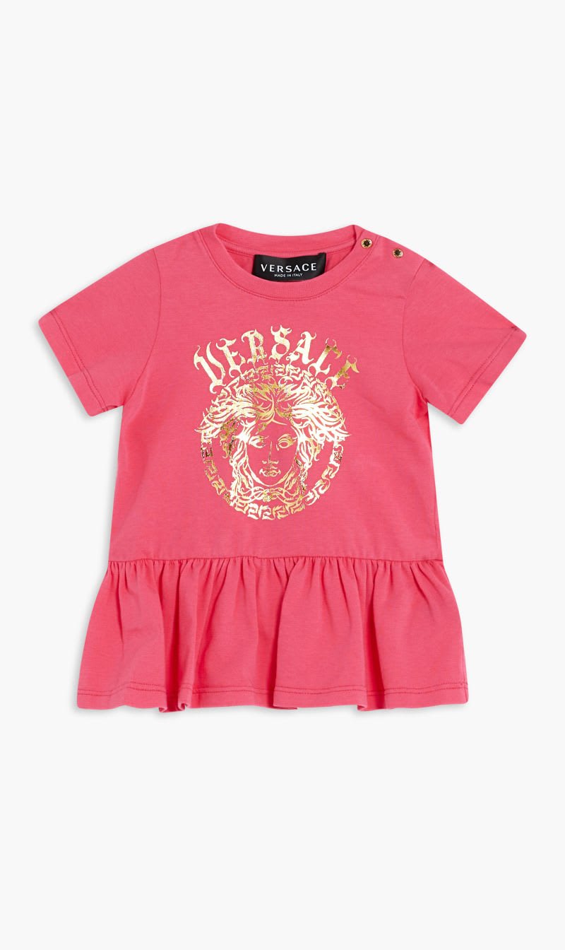 

Versace Multi-color Dress Jersey + Medusa Logo Print for Girls | The Deal Outlet
