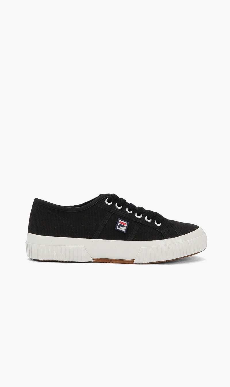 

Fila Black F-town Canvas Sneakers for Women | The Deal Outlet