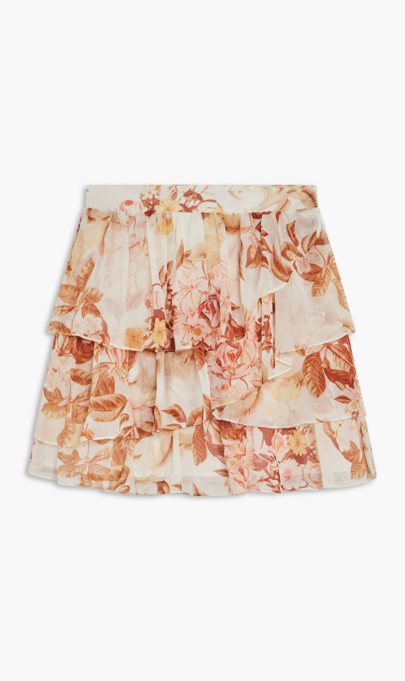 

Guess Multi-color Nancy Skirt Crinkle Chiffon for Women | The Deal Outlet