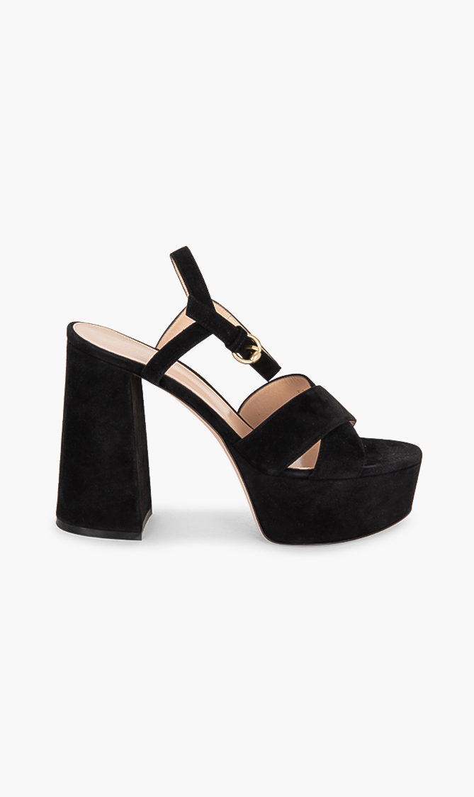 

Gianvito Rossi Suede Platform Sandals