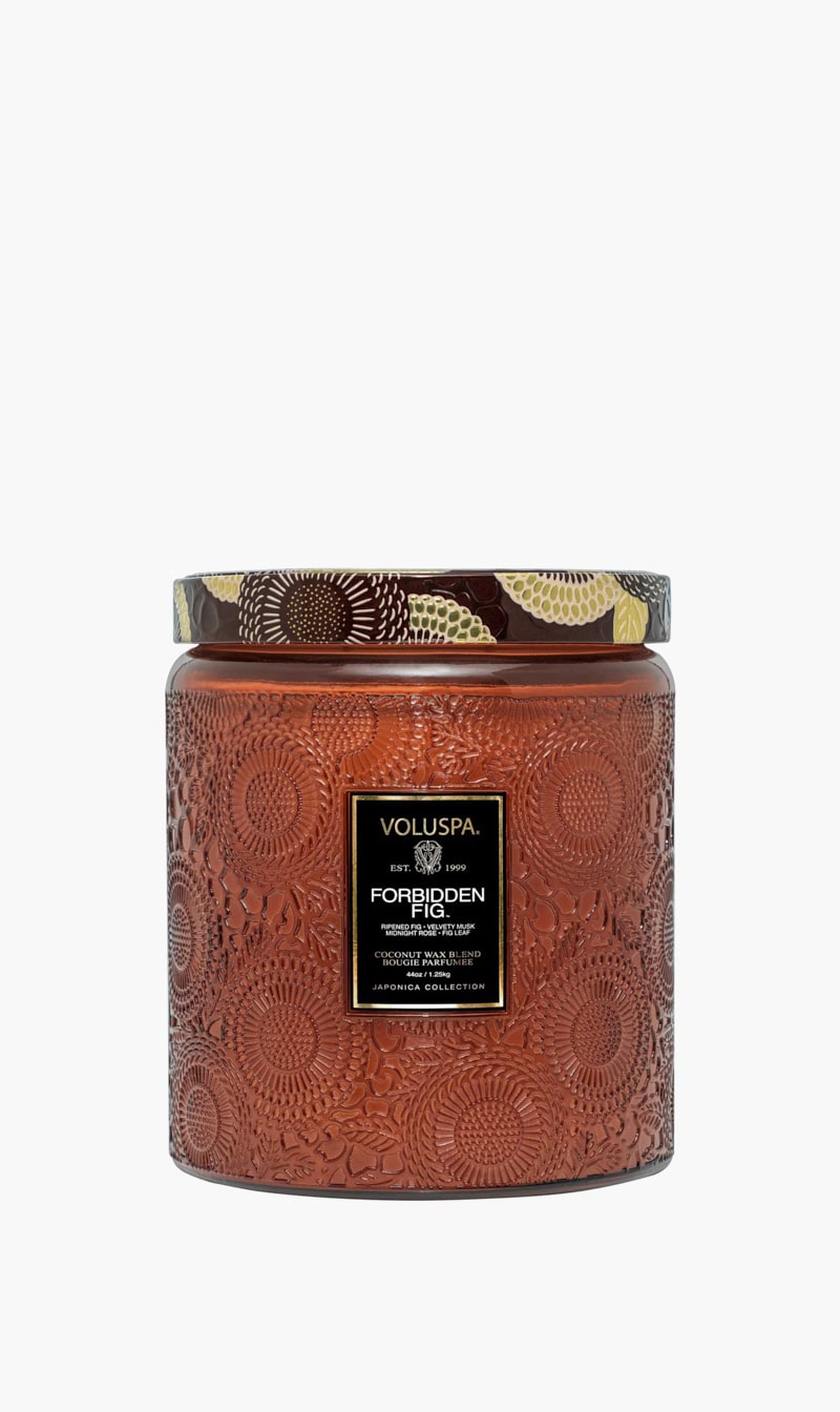 

Forbidden Fig Luxe Candle, Brown