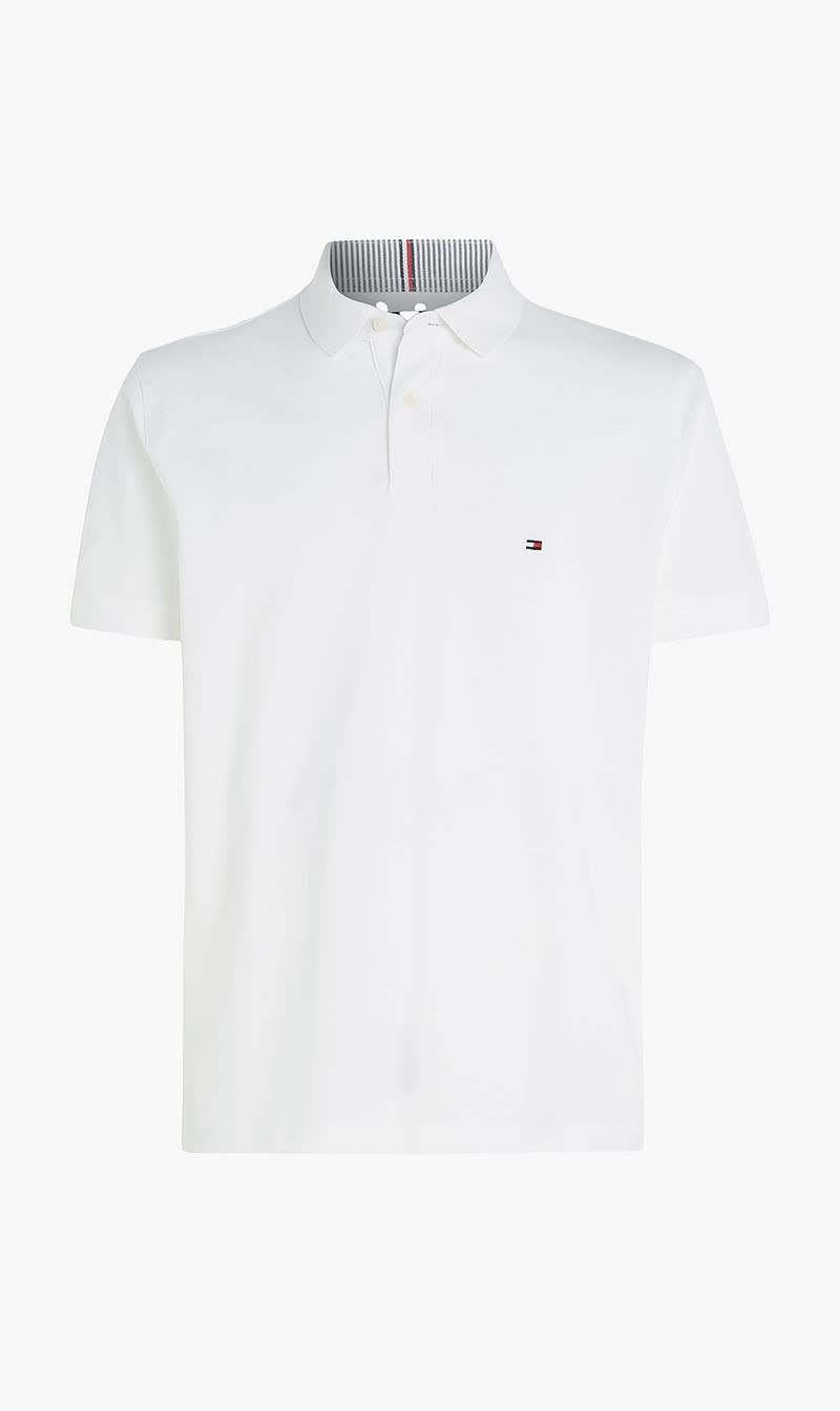 

Tommy Hilfiger White Core 1985 Regular Polo for Men | The Deal Outlet
