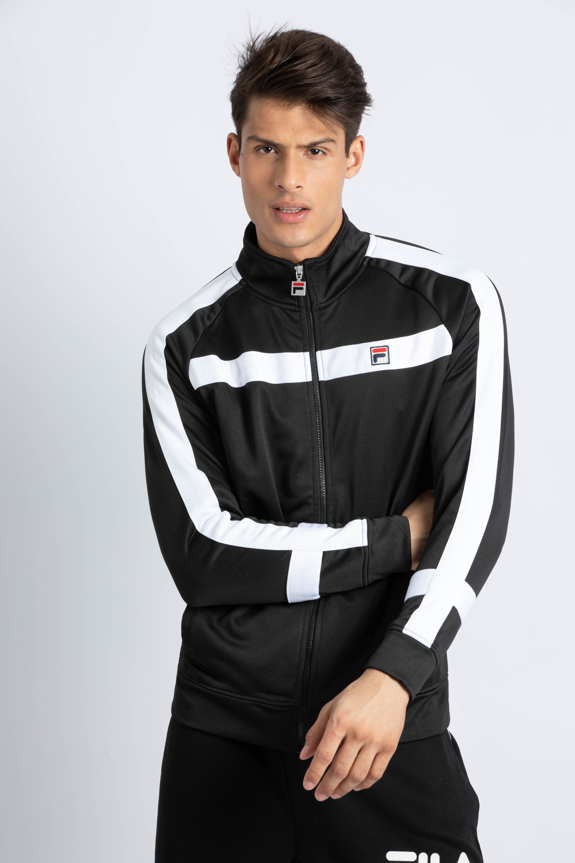 

Fila Renzo Laid On Stripe Track Jacket
