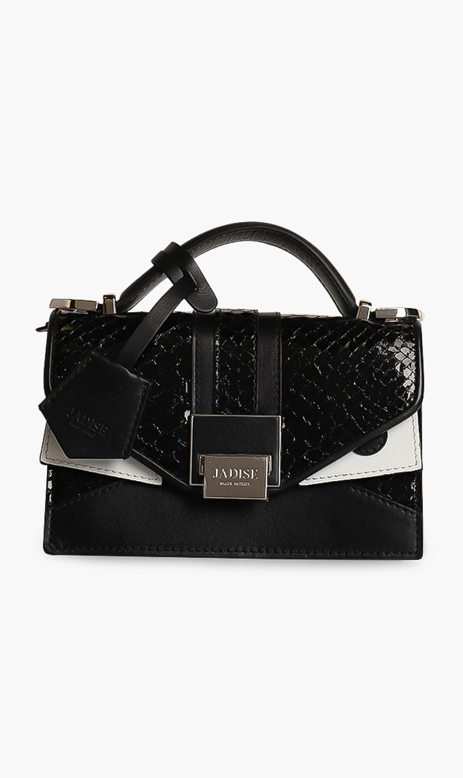 

Jadise Cartella Mini Leather Crossbody Bag