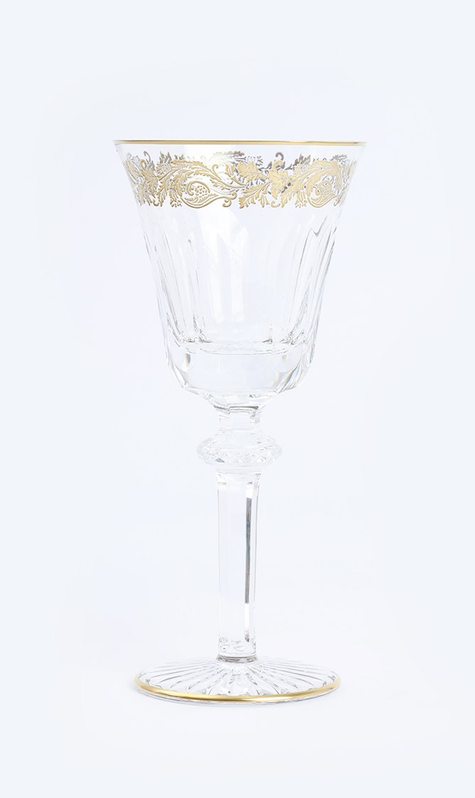 

Christofle Marly Or Crystal Wine Glass
