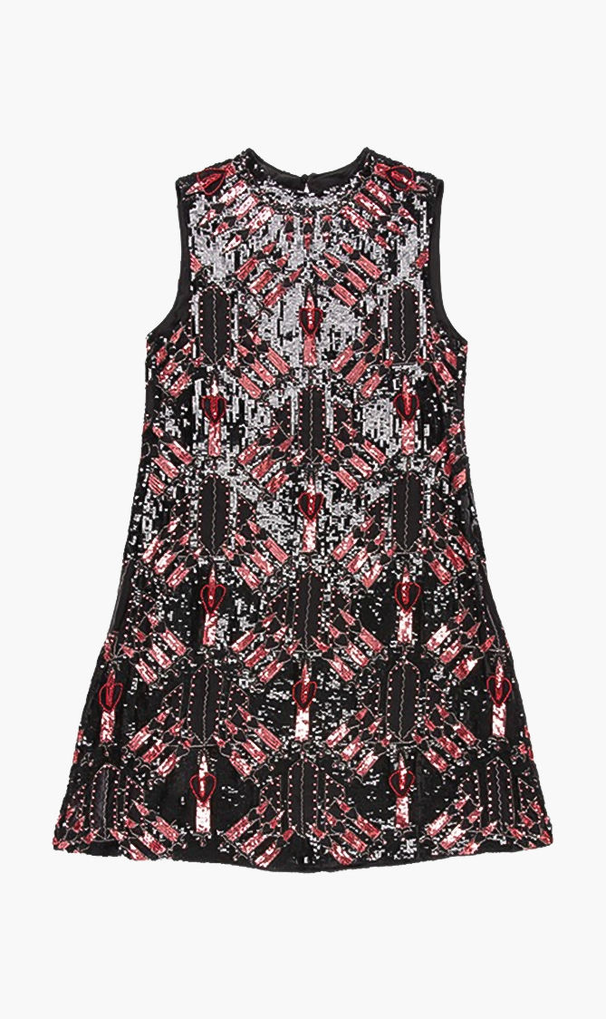 

Valentino Sequined Silk Dress
