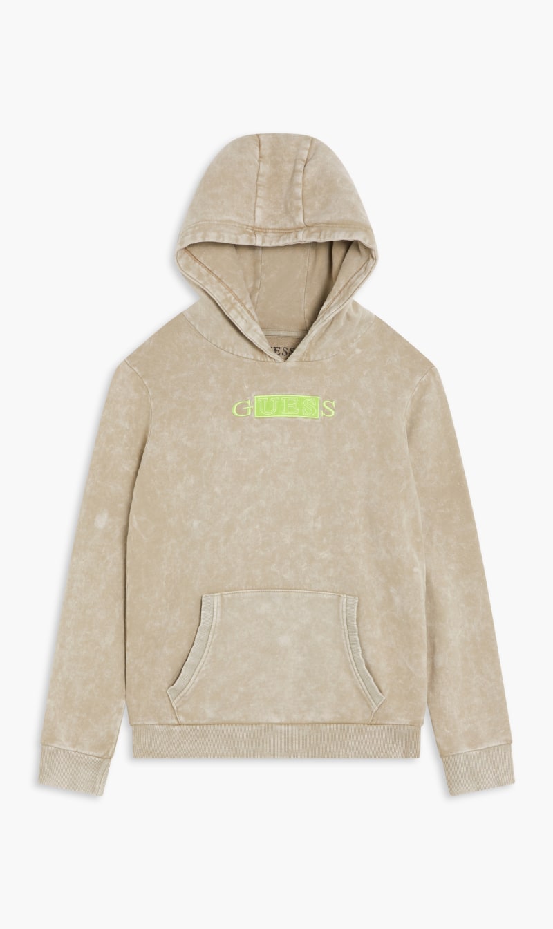 

Brushed Cotton Peach Hoodie, Brown