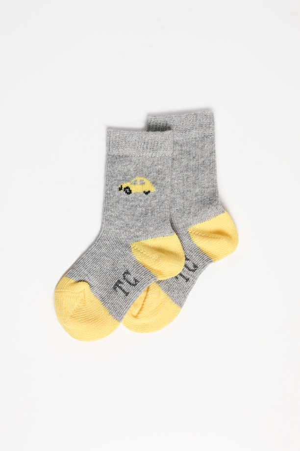 

Anklets Length Socks For Baby, Grey