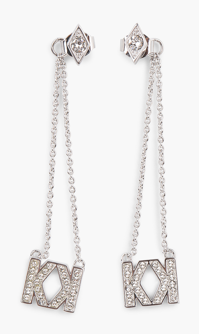 

Karl Lagerfeld Karl X Kaia Logo K Drop Earrings