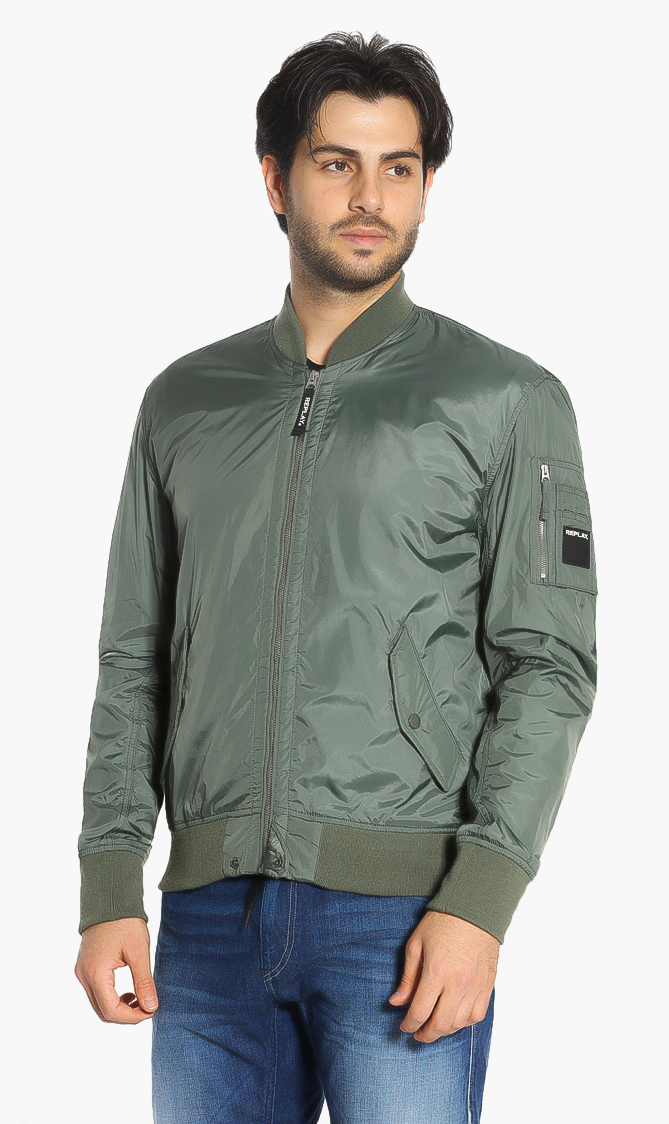 

Replay Plain Bomber Jacket