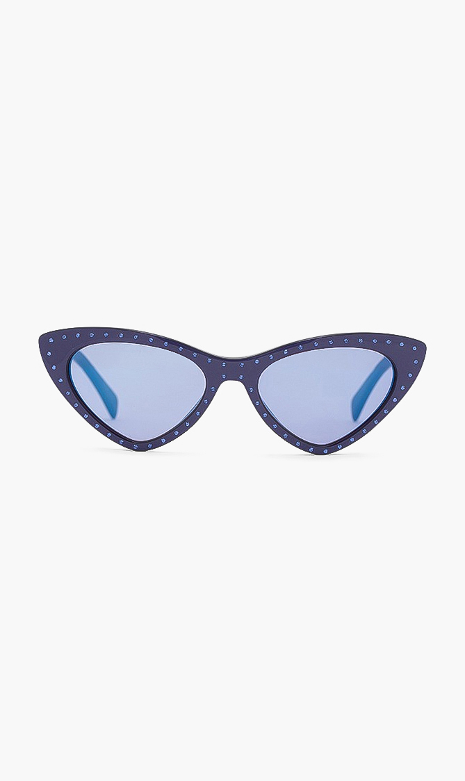 

MOSCHINO Crystal Embellished Cat Eye Sunglasses