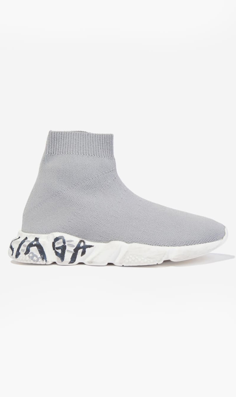 

Balenciaga Grey Speed 20 Sneakers for Boys | The Deal Outlet