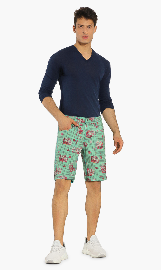 

Reversible Bermuda Shorts, Blue
