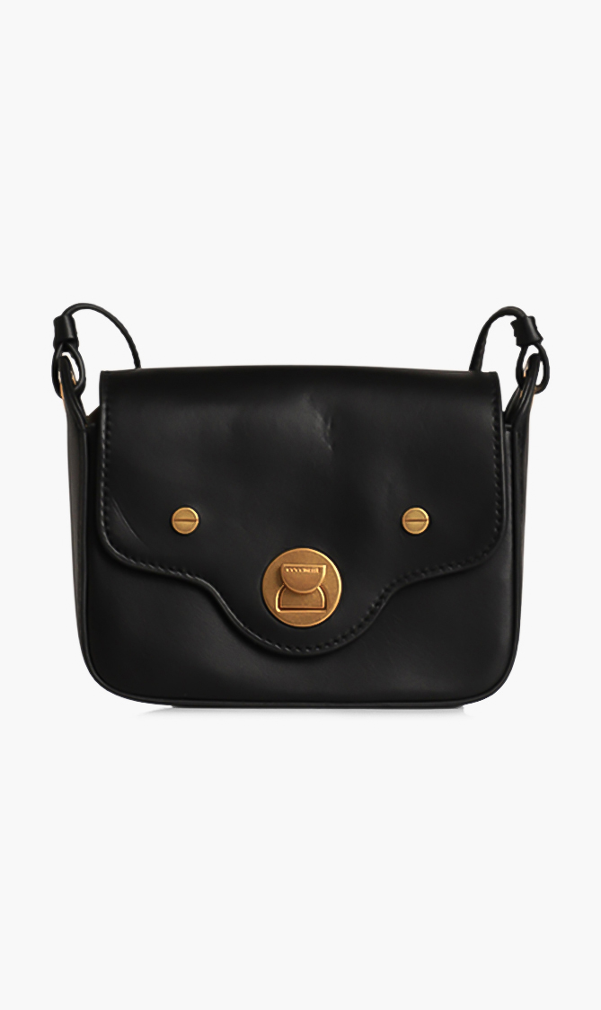 

Coccinelle Flap Leather Crossbody Bag