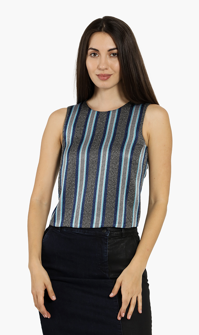 

Stripes Sleeveless Top