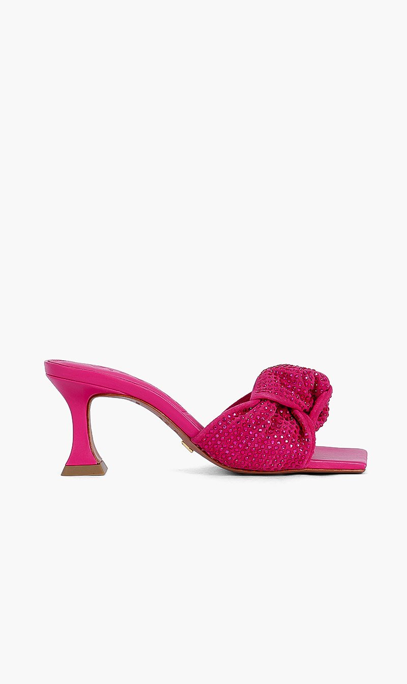 

Vicenza Pink Crystal Embellished Sandals for Women | The Deal Outlet