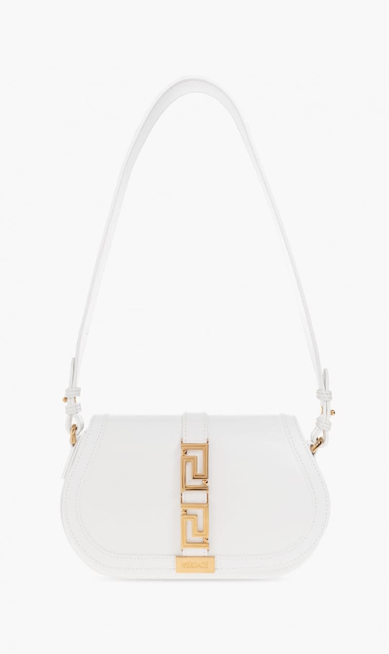 

Versace White Medium Shoulder Vitello for Women | The Deal Outlet