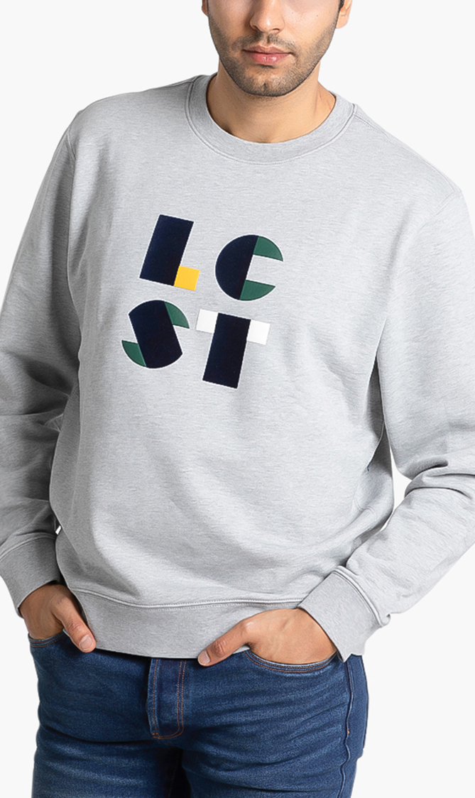 

LACOSTE Crew Neck Lcst Cotton Fleece Sweatshirt