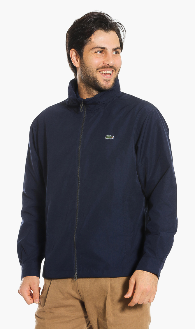 

Lacoste Lightweight Water-resistant Zip Windbreaker