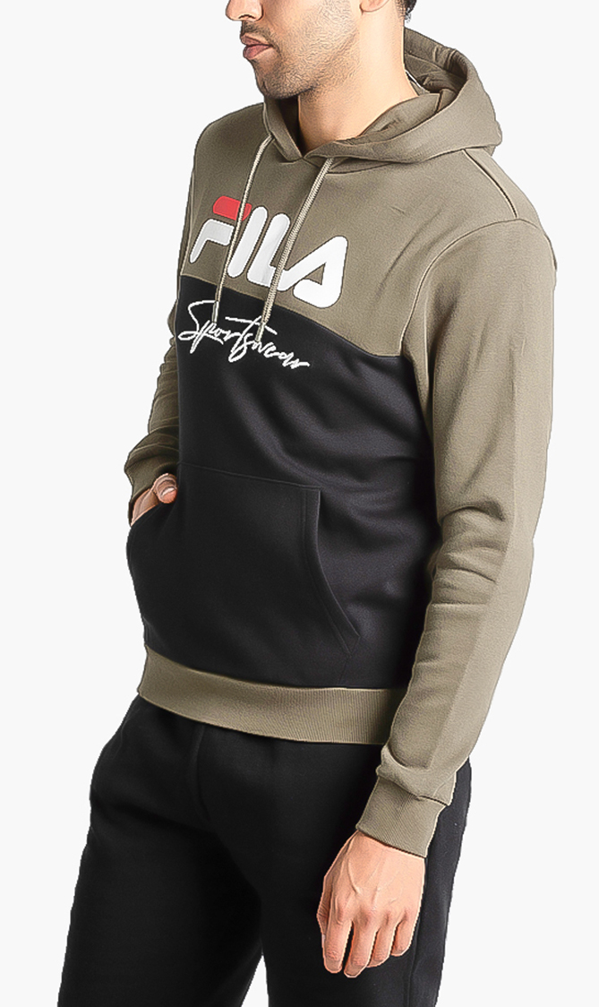 

Fila Graphic Colour Block Hoodie Sweatshirt